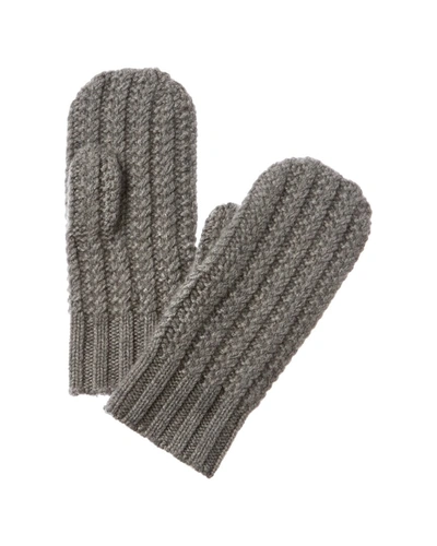 Sofiacashmere Cashmere Gloves In Grey