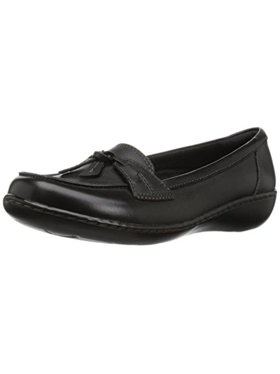 Clarks Ashland Bubble Womens Solid Slip On Loafers In Black