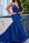 JVN GOWN IN NAVY