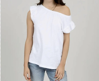 Rd Style Ronnie Ruffle Top In White
