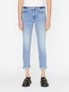 Frame Le Garcon Ankle Slim Boyfriend Jeans In Multi