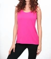 ANGEL BRA FRIENDLY TANK TOP IN FUCHSIA