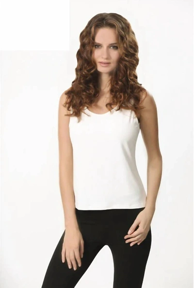 ANGEL BRA-FRIENDLY TANK TOP IN CREAM