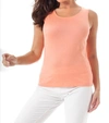 Angel Bra-friendly Tank Top In Peach In Pink