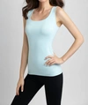 Angel Bra-friendly Tank Top In Light Blue In Blue