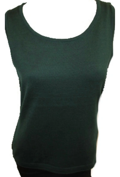 Angel Bra Friendly Tank Top In Hunter In Green