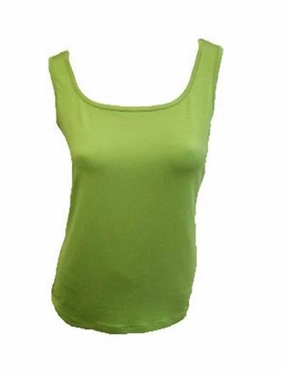 Angel Bra-friendly Tank Top In Lime In Green