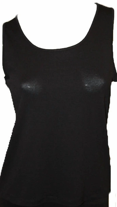 Angel Bra Friendly Tank Top In Black