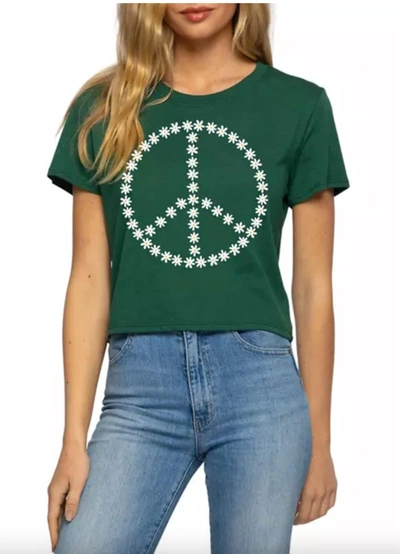 Suburban Riot Gratitude Crew Sweatshirt In Emerald Green