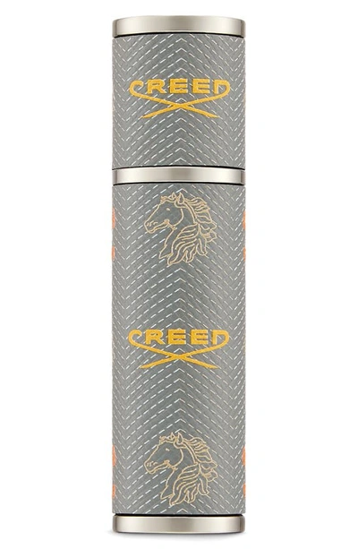 Creed Refillable Travel Perfume Atomizer Grey In White