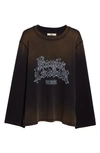 KNWLS OVERSIZE STRETCH COTTON GRAPHIC T-SHIRT