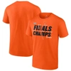 FANATICS UNISEX FANATICS BRANDED ORANGE LAS VEGAS ACES 2023 WNBA FINALS CHAMPIONS SIGNATURE T-SHIRT