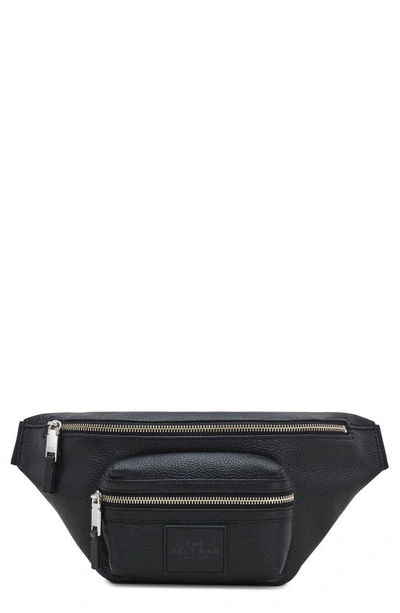 Marc Jacobs The Leather Belt Bag In Black
