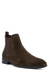 Dune London Mandatory Chelsea Boot In Dark Brown