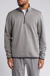 Zella Range Training Half Zip Pullover In Grey December