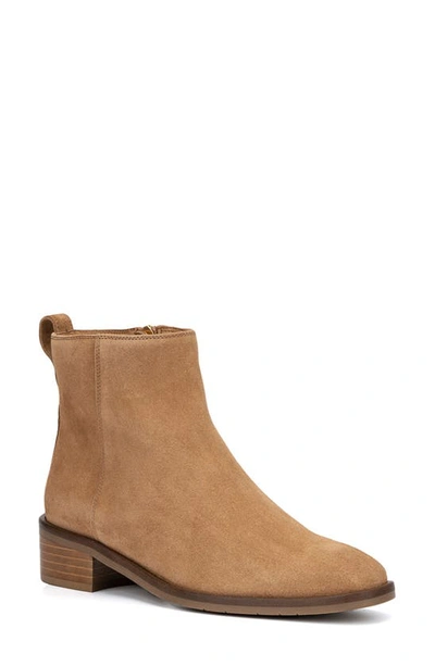 Aquatalia Carisa Suede Ankle Boots In Whiskey