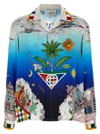 Casablanca Le Dimension Illustration Style-print Shirt