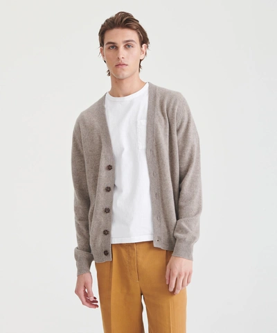 Naadam Cashmere Classic Cardigan In Timber