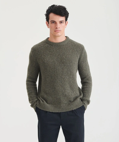 Naadam Airspun Crewneck Sweater In Olive