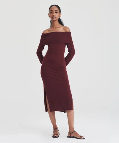 by nicola fiesta off shoulder maxi dress in fiesta By Nicola Fiesta Off Shoulder Maxi Dress in Bleu – Coco & Lola
