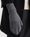 Naadam Cashmere Pop Top Gloves In Granite