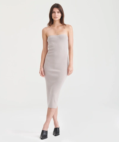 Naadam Formfit Tube Dress In Pebble