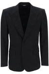 DOLCE & GABBANA DOLCE & GABBANA SICILIA SINGLE-BREASTED MONOGRAM JACKET MEN