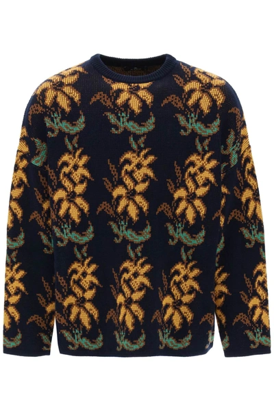 ETRO ETRO SWEATER WITH FLORAL PATTERN MEN