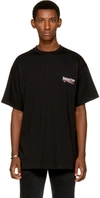 Balenciaga Black Campaign Logo T-shirt