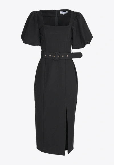 Elliatt Brynlee Midi Dress In Black