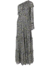 MSGM star patterned maxi dress,2341MDA5117465312208338