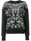 ALEXANDER MCQUEEN ALEXANDER MCQUEEN EMBROIDERED SWEATSHIRT - BLACK,485346QJZ0812209851