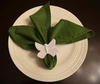 VIBHSA BUTTERFLY WHITE NAPKIN RINGS SET OF 4