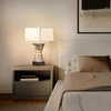 NOVA OF CALIFORNIA TORQUE 28" STRUCTURAL TABLE LAMP IN ESPRESSO AND SATIN NICKEL WITH 4-WAY ROTARY SWITCH