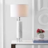 Jonathan Y Hunter 32" Marble/crystal Led Table Lamp