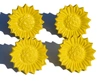 Vibhsa Sunflower Yellow Napkin Rings Set Of 4