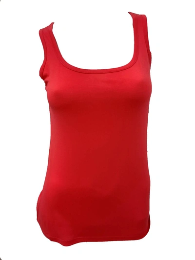 French Kyss Tank Top In Coral In Pink