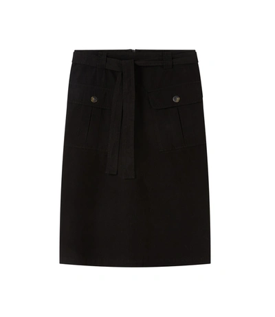 Apc Tania Skirt In Black