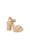 Dolce Vita Bobby Platform Sandal In White