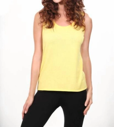 Angel Bra-friendly Tank Top In Yellow