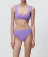 Jonathan Simkhai Bardette Swim Bottom In Purple