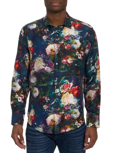 Robert Graham Limited Edition Mystical Realm Long Sleeve Button Down Shirt In Multi