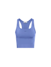 Pangaia Women's Plant-stretch Compressive Ribbed Tank Top — Iris Purple Xs In Iris Purple