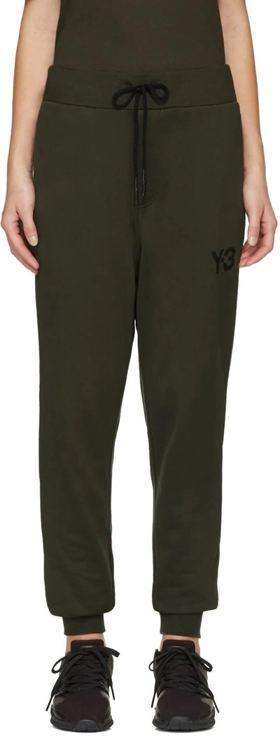 Y-3 Green Classic Cuffed Lounge Trousers
