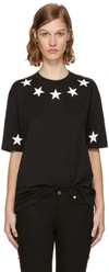 GIVENCHY Black Star Necklace T-Shirt
