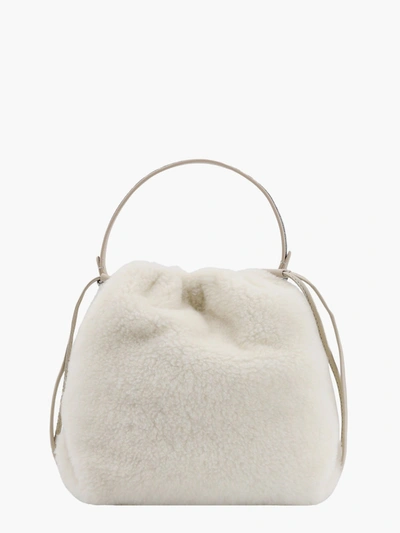 Brunello Cucinelli Bucket Bag In White