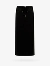 Courrèges Drawstring Tracksuit Maxi Skirt In Black