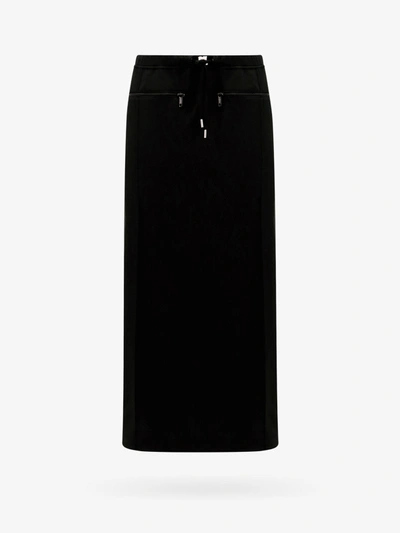 Courrèges Drawstring Tracksuit Maxi Skirt In Black
