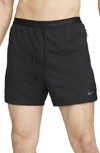 Nike Men's Dri-fit Adv Run Division 4" Brief-lined Running Shorts In Black