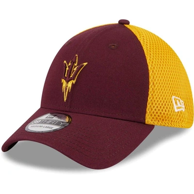 New Era Men's  Maroon Arizona State Sun Devils Evergreen Neo 39thirty Flex Hat